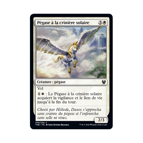 (FOIL) Blanche - Pégase à la crinière solaire (C) [THB]