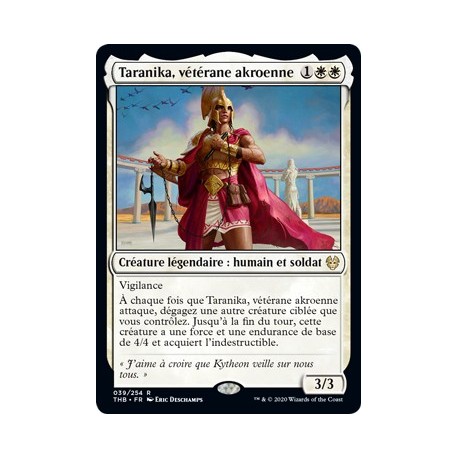 (FOIL) Blanche - Taranika, vétérane akroenne (R) [THB]