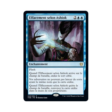(FOIL) Bleue - Effacement selon Ashiok (R) [THB]