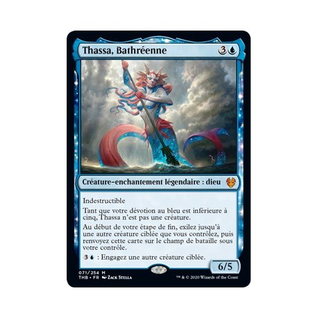 (FOIL) Bleue - Thassa, Bathréenne (M) [THB]