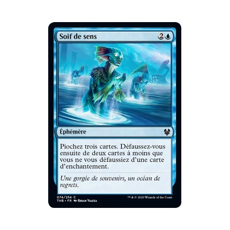 (FOIL) Bleue - Soif de sens (C) [THB]