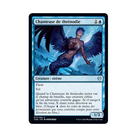 (FOIL) Bleue - Chanteuse de thrénodie (U) [THB]