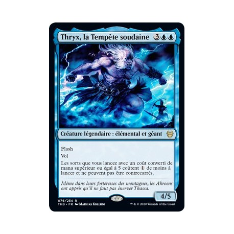 (FOIL) Bleue - Thryx, la Tempête soudaine (R) [THB]