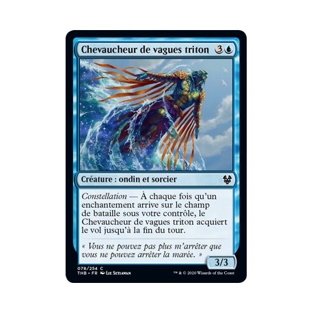 (FOIL) Bleue - Chevaucheur de vagues triton (C) [THB]