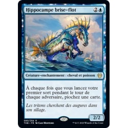 (FOIL) Bleue - Hippocampe brise-flot (R) [THB]