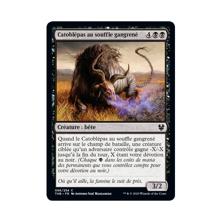 (FOIL) Noire - Catoblépas au souffle gangrené (C) [THB]
