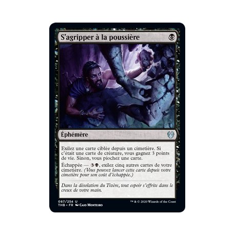 (FOIL) Noire - S'agripper à la poussière (U) [THB]