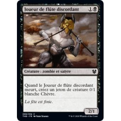 (FOIL) Noire - Joueur de flûte discordant (C) [THB]
