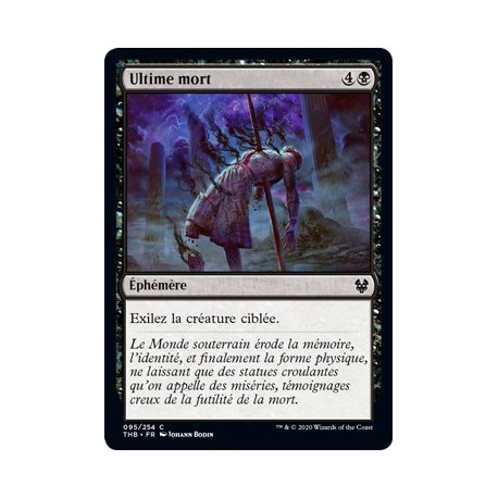 (FOIL) Noire - Ultime mort (C) [THB]