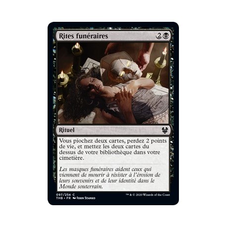 (FOIL) Noire - Rites funéraires (C) [THB]