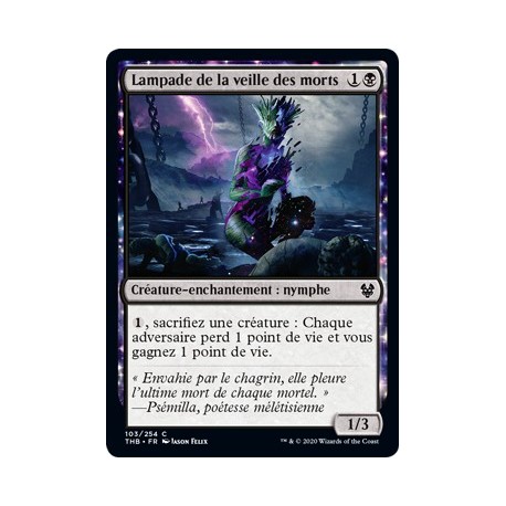 (FOIL) Noire - Lampade de la veille des morts (C) [THB]