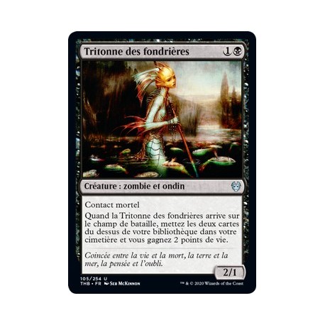 (FOIL) Noire - Tritonne des fondrières (U) [THB]