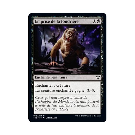 (FOIL) Noire - Emprise de la fondrière (C) [THB]