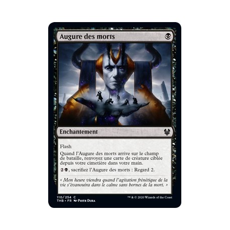 (FOIL) Noire - Augure des morts (C) [THB]