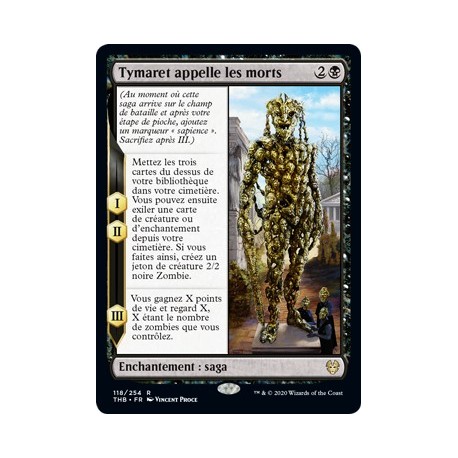 (FOIL) Noire - Tymaret appelle les morts (R) [THB]