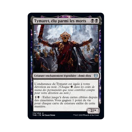 (FOIL) Noire - Tymaret, élu parmi les morts (U) [THB]
