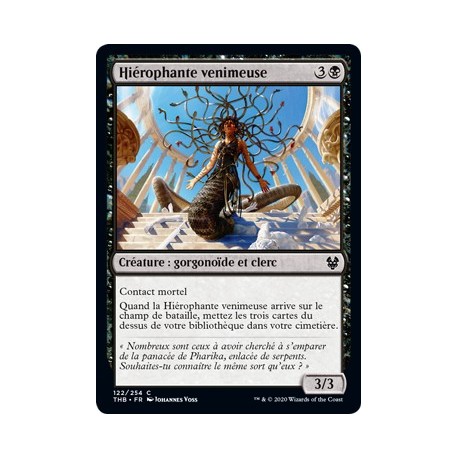 (FOIL) Noire - Hiérophante venimeuse (C) [THB]
