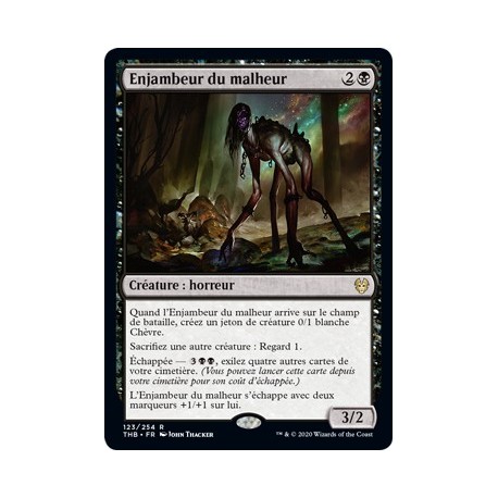 (FOIL) Noire - Enjambeur du malheur (R) [THB]