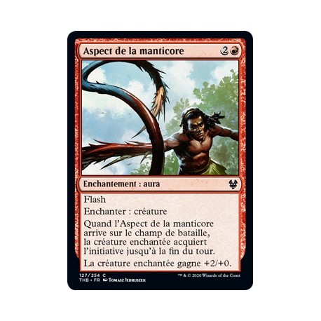(FOIL) Rouge - Aspect de la manticore (C) [THB]