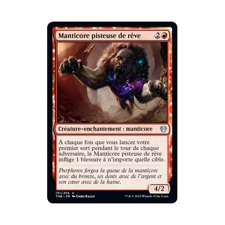 (FOIL) Rouge - Manticore pisteuse de rêve (U) [THB]