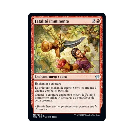 (FOIL) Rouge - Fatalité imminente (U) [THB]