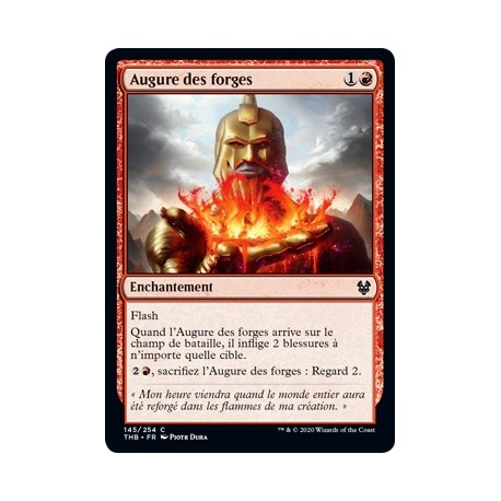 (FOIL) Rouge - Augure des forges (C) [THB]