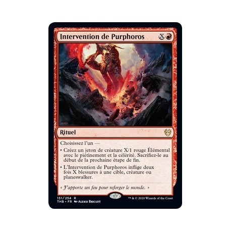 (FOIL) Rouge - Intervention de Purphoros (R) [THB]