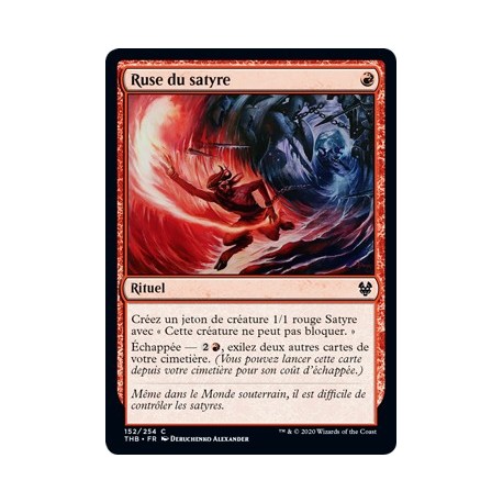 (FOIL) Rouge - Ruse du satyre (C) [THB]