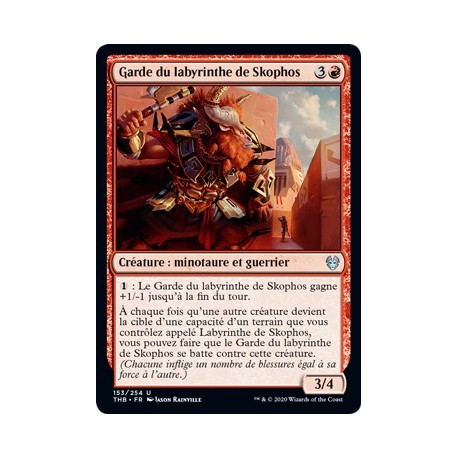 (FOIL) Rouge - Garde du labyrinthe de Skophos (U) [THB]