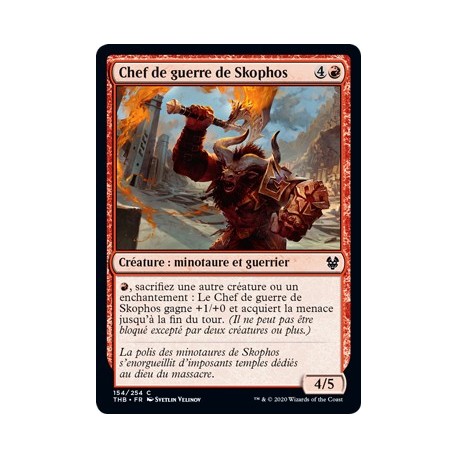 (FOIL) Rouge - Chef de guerre de Skophos (C) [THB]