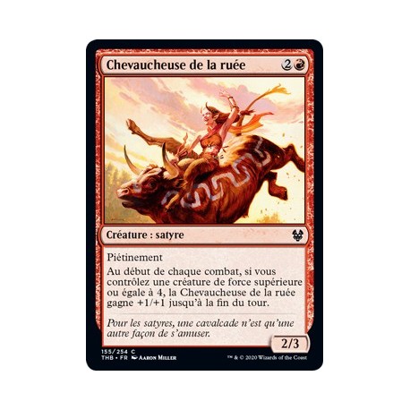 (FOIL) Rouge - Chevaucheuse de la ruée (C) [THB]