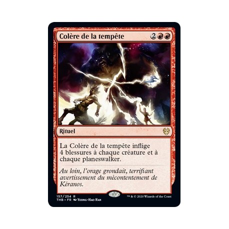 (FOIL) Rouge - Colère de la tempête (R) [THB]