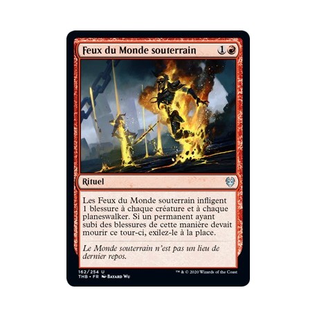 (FOIL) Rouge - Feux du Monde souterrain (U) [THB]