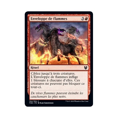 (FOIL) Rouge - Enveloppe de flammes (C) [THB]