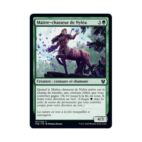 (FOIL) Verte - Maître-chasseur de Nyléa (C) [THB]