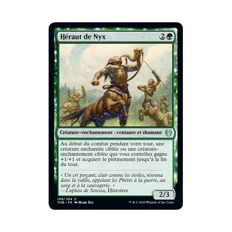 (FOIL) Verte - Héraut de Nyx (U) [THB]
