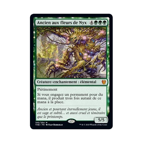 (FOIL) Verte - Ancien aux fleurs de Nyx (M) [THB]