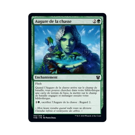 (FOIL) Verte - Augure de la chasse (C) [THB]