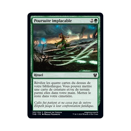 (FOIL) Verte - Poursuite implacable (C) [THB]