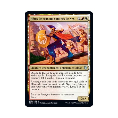 (FOIL) Or - Héros de ceux qui sont nés de Nyx (U) [THB]