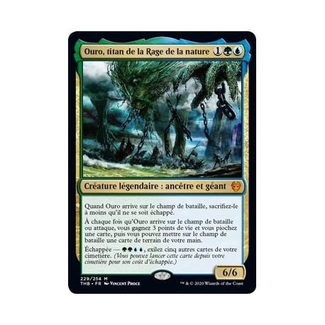 (FOIL) Or - Ouro, titan de la Rage de la nature (M) [THB]