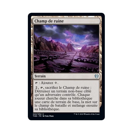 (FOIL) Terrain - Champ de ruine (U) [THB]