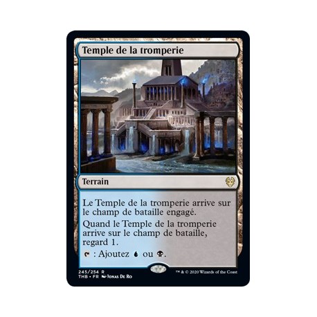 (FOIL) Terrain - Temple de la tromperie (R) [THB]