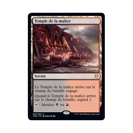 (FOIL) Terrain - Temple de la malice (R) [THB]