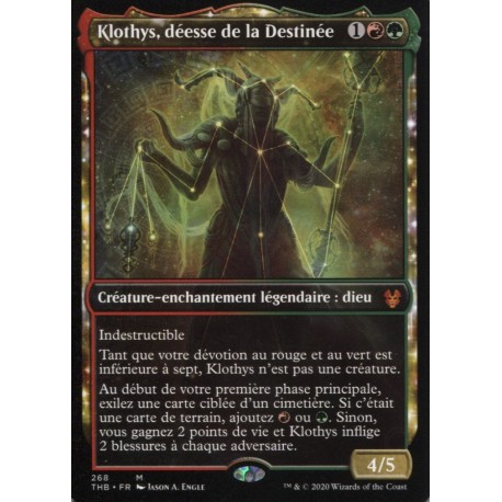 (FOIL) Or - (ALT) Klothys, déesse de la Destinée (M) [THB]