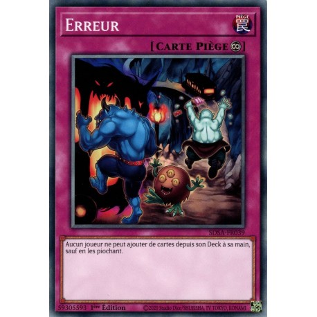 Erreur (C) [SDSA]