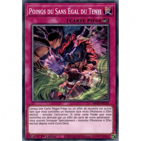 Poings du Sans Égal du Tenyi (C) [MP20]
