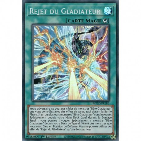 Rejet du Gladiateur (SR) [MP20]