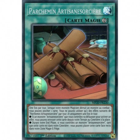 Parchemin Artisanesorcière (SR) [MP20]