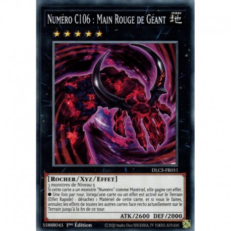 Numéro C106 : Main Rouge de Géant (C) [DLCS]
